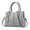 Grey, variant on Womens Leather Handbags Purses Medium Top Handle Totes Satchel Crossbody Shoulder Bag for Ladies Work