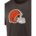 thumbnail image 4 of NFL Cleveland Browns Men's Cotton Brown Short Sleeve T-Shirt, 4 of 4