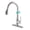 Brushed Nickel, variant on Sunrinx Pull Down Kitchen Faucet, Stainless Steel Sink Faucet with 3 Spray Modes & 360° Swivel Spout, Brushed Nickel