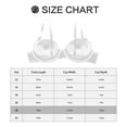 thumbnail image 2 of Raindrops  Clear Strap Bra Invisible Spandex Good Elasticity Pregnant Woman, 2 of 8