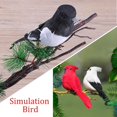 thumbnail image 2 of Fuwaxung Handmade Simulation Parrot Feather Macaw Garden Lawn Figurine Ornament Animal Bird Garden Bird Parrot Prop Decoration 28/16/12cm, 2 of 7