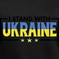 thumbnail image 3 of CafePress - I Stand With Ukraine T Shirt - Women's V-Neck Dark T-Shirt, 3 of 4