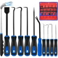 thumbnail image 1 of Mechanic Hook and Pick Tool Set & Car Trim Removal Kit with Fastener Clip Pliers Rivet Puller Magnetic Pickup Gasket Scraper NonScratch Plastic Pry Tools for Automotive Repair, 1 of 7