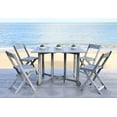 thumbnail image 3 of Safavieh Arvin Outdoor Modern Foldable 5 Piece Living Set, 3 of 8