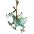 thumbnail image 2 of Holiday Ornaments Dragon Glass Glitterville El0301 Blue, 2 of 2