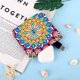 thumbnail image 5 of Cartera Pulsera Hecha A Mano Con Diamantes 5D PU ​​flor Retro Forma Especial Parcial, 5 of 9