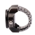 thumbnail image 5 of Reloj con anillo de dedo con tapa abatible estilo vintage, reloj de cuarzo creativo, para hombres, para Navidad, día de San Valentín, color negro Ecomeon  no, 5 of 5