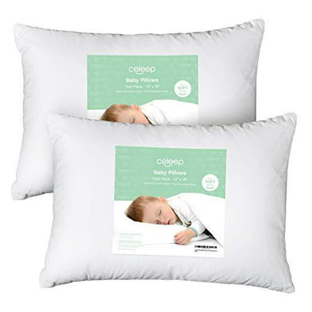 [2-Pack] Celeep Baby Toddler Pillow Set - 13