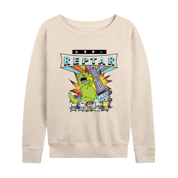 Rugrats - Reptar Wretch - Women's Lightweight French Terry Long Sleeve Shirt