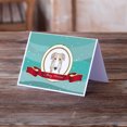 thumbnail image 2 of Borzoi Merry Christmas Greeting Cards and Envelopes Pack of 8, 2 of 2