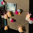 thumbnail image 5 of Jade Rabbit Pom Poms Night Light Battery Powered LED Indoor String Lights Boys Girls Kids Bedroom White Rabbit Decor, 5 of 11