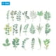 thumbnail image 3 of Calcomanías de flores transparentes de vinilo, calcomanías de flores claras de PET para álbum de recortes, 40 hojas verdes, 3 of 6