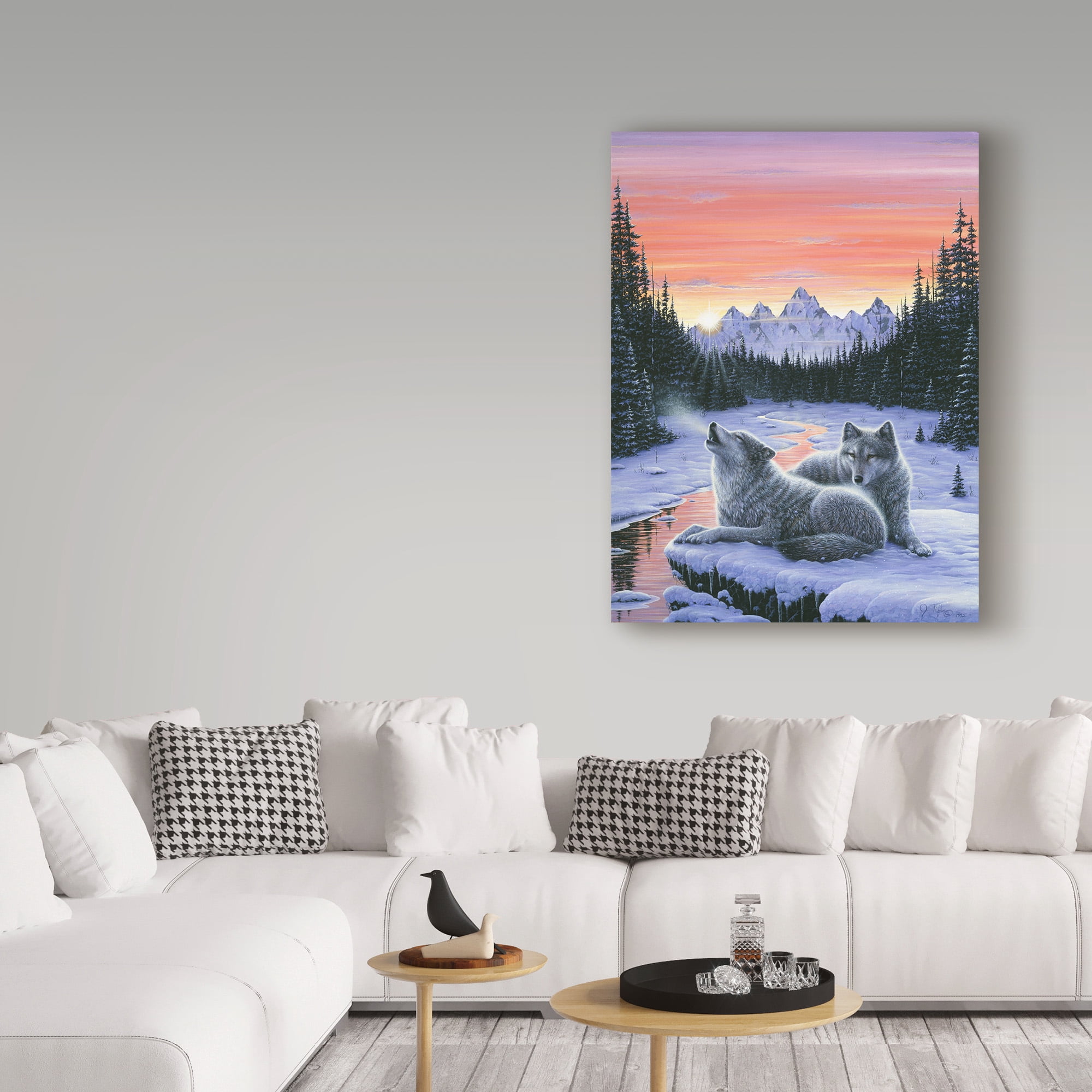 Trademark Fine Art 'Winters Dawn' Canvas Art by Jeff Tift