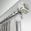 thumbnail image 2 of Brielle 1" Single Curtain Rod, 28-48 inches- Satin Nickel, 2 of 3