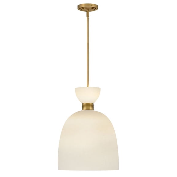 48347LCB Hinkley Lighting Tallulah - 12W 1 LED Medium Pendant-18.75 Inch Tall and 14 Inch Wide-Lacquered Brass Finish