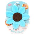 thumbnail image 2 of Blooming Bath Mini Bloom Baby Bath Scrubbie, 8" Baby Washcloth, Blue, 2 of 8