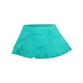 thumbnail image 3 of Women's Solid Ruffle Layered Swimsuit Beach Cover Up Skirt, Catalina Green, L, 3 of 3