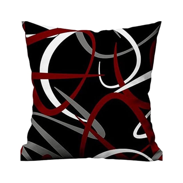 ZheElen Taie d'Oreiller Résistante aux Rides en Polyester pour Canapé Housse de Coussin Décorative Durable et Facile d'Entretien W0081-37