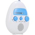 thumbnail image 1 of Digital Shower Radio, Portable Mini Shower Radio Indoor FM AM Electronic Built-in Speaker Waterproof, 1 of 5