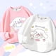 thumbnail image 2 of Sanrio-jerseys de felpa para niños, Tops de manga larga de dibujos animados de Anime, chándal para bebé, ropa deportiva Gif, Cinnamoroll, 2 of 4