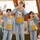 thumbnail image 2 of Disney Winnie The Pooh Winter Coral Fleece Pijamas para padres e hijos para una familia de tres gruesos dibujos animados de franela Homewear Suit16 altura 135-145cm zhangyuxiang CONDUJO, 2 of 2