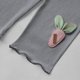 thumbnail image 4 of Odeerbi 1-7 Años Niñas Mallas de Punto de Canalé Con Ribete de Lechuga Mallas Elásticas Capris Pantalones de Verano Casual Cintura Elástica Pantimedias Recortadas, 4 of 6