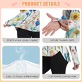thumbnail image 4 of FORMRS Womens Long Sleeve Shirts UPF 50+ Sun Protection Quick Dry Fishing Hiking Tops, Size S-2XL, Blue Wildflower Pattern, 4 of 8