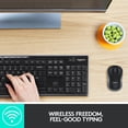 thumbnail image 5 of Logitech MK270 Internet Keys Wireless Computer Keyboard & Mouse Type with Nano Receiver & 2 x AAA Batteries (Keyboard), Black, 1 Pack, 5 of 12