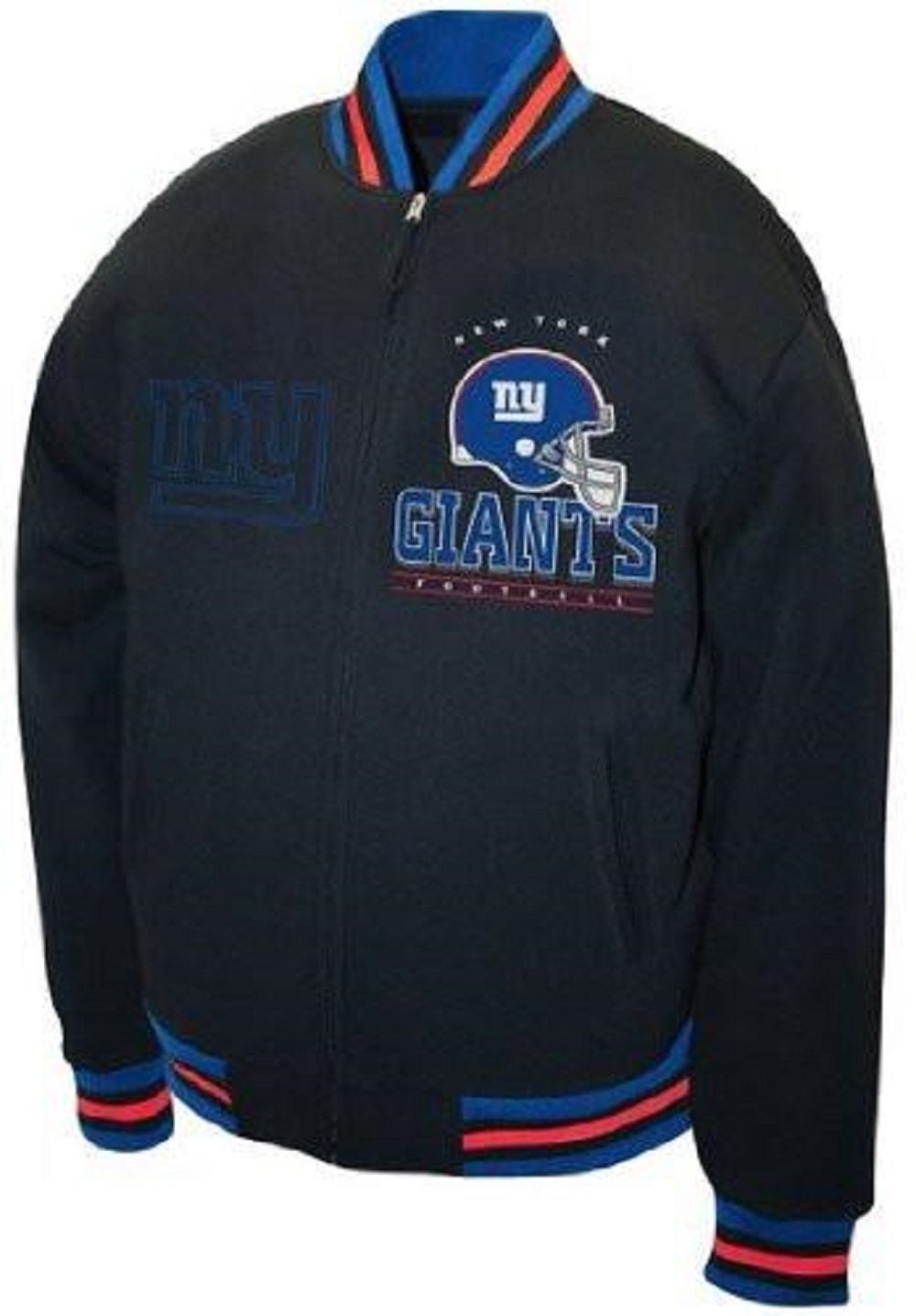 New York Giants Hard Knock Full Zip Fleece Jacket by G-III Sports