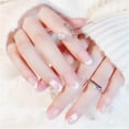 thumbnail image 1 of Nail Tips 24Pcs/Box Pure Color Decoration Artificial False Fake Nail Art Tip & Glue, 1 of 4