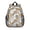 Multicolor Cat Doodle, variant on Space Cat and Galaxy Black Pattern Backpack for School, Cute School Bag with Adjustable Shoulder Straps and Padded Back, 15"x11.42"x5.5"