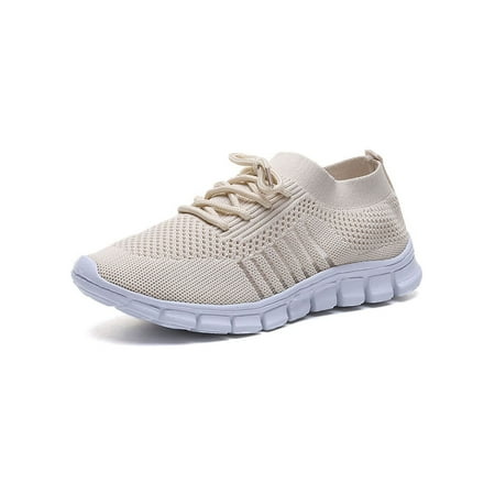 

NEW Lightweight Running Shoes for Women Mesh Lace up Sneakers Breathable Ladies Exercise Gym Shoes