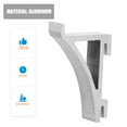 thumbnail image 2 of Miangastore 8pcs Aluminum Refrigerator Shelf Clips Refrigerator Support Clamp Shelf Support, 2 of 9