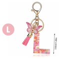 thumbnail image 3 of O style letter keychain cute initial letter keychain handle pendant, 3 of 5
