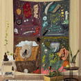 thumbnail image 3 of Tapiz de pared grande con estampado de paisaje de Harry Potter y la varita mágica, alfombra de pared hippie con tarot para colgar en la pared, decoración del hogar para dormitorio, 3 of 5