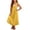 Yellow, variant on Ruyang Girls Overall Dresses Spaghetti Strap Sleeveless Maxi Dress Flowy A-Line Beach Vacation Casual Dress for Kids