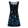 thumbnail image 7 of Sundresses for Women Casual Summer - Beach Dresses for Women Casual Summer Sleeveless Sundress Knee Length Midi Dress Boho Floral Vacation Tank Dress, 7 of 7