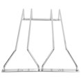 thumbnail image 3 of Peahefy Support Suspendu pour Verres à Pied, Support pour Verres à Vin à Double Rangée, Support Suspendu pour Verres à Pied en Acier Inoxydable à Double Rangée sous Armoire, 3 of 9