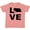Mauve, variant on Inktastic Love Nebraska Boys or Girls Toddler T-Shirt