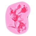 thumbnail image 4 of LCXmlly Moule à Fondant en Silicone Moules à Fondant de Qualité Alimentaire Résistant à la Chaleur Forme de Fleur de Rose Hortensia Réutilisable Décorations de Gâteau DIY, 4 of 6