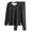 Dark Gray, variant on Mens thermal Underwear Set with Lightweight Ultra Soft Fleece Lined,Long John Set, Skiing Base Layer Black