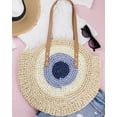 thumbnail image 2 of Straw Circle Tote, 2 of 2