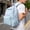 Light Blue-Free Size, variant on Fresh Backpack, Stylish Embroidered Double Shoulder Bag, Large Capacity Backpack for Men & Women, Ideal for School, Travel & Daily Use, Trendy & Fashionable Backpack