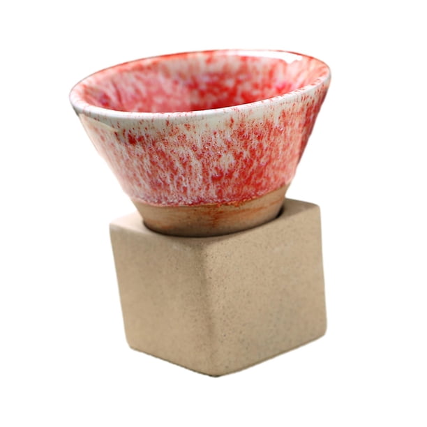 Taza de Té de Cerámica de 3,5 , Taza de Café de Cerámica Gruesa, Taza de Té China Hecha a Mano, Taza de Café para Regalo de Vacaciones, Amante Del Soledad Tazas de cerámica