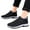 Black, variant on Mens Snow Boots Warm Slip On Ankle Booties Water-proof Fleece Lined Outdoor Winter Shoes