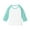 Mint Green2, variant on LIaqionyy Girls 3/4 Sleeve Shirt Kids Casual Loose T Shirts Crew Neck Tunic Blouse Christmas Tops