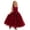 R76-Red, variant on RMGVDSD Flower Girl Dress Girls Princess Puffy Tulle Dresses Wedding Pageant Formal Birthday Party Gown Maxi Dresses For Kids 7-8 Years