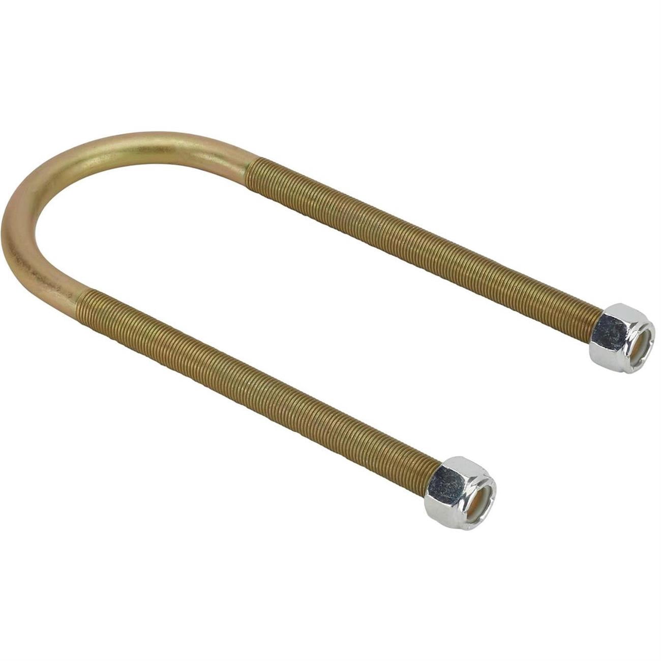 Leaf Spring U-Bolt for 3 Inch Axle Tube, 8 Inch Long, Set of 4