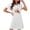 1White, variant on XFYSSS Valentines Day Fashion Nightgowns Rose Print Round Neck Sleep Shirts for Women Printed Short Sleeve Womens Plus Size Nightgowns Short Sleeve House Dress Sleepwear