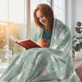 thumbnail image 2 of Soft Luxury Easter Blanket Cute Bunny Spring Flower Warm Throw Blanket for Couch,Lightweight Plush Fuzzy Cozy Easter Blanket Throw,Seasonal Spring Holiday Blankets for Couch Bed Living Room 50"x40", 2 of 8